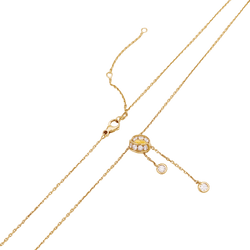 Collier Négligé CHAUMET "Lien Séduction" en or rose et diamants - Castafiore