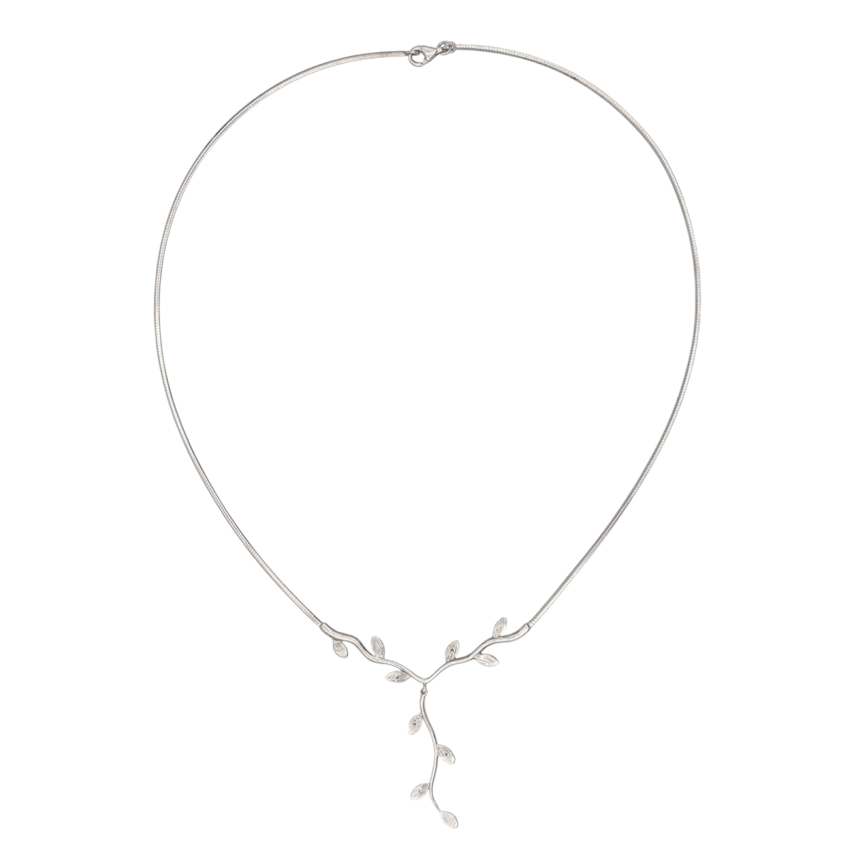 Collier Négligé en or blanc et diamants - Castafiore