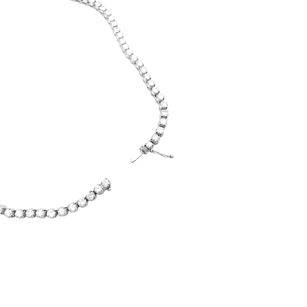 Collier Négligé en or blanc, perle et diamants - Castafiore
