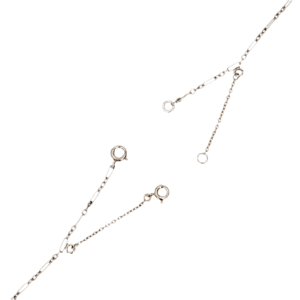 Collier Négligé en or blanc, platine et diamants - Castafiore