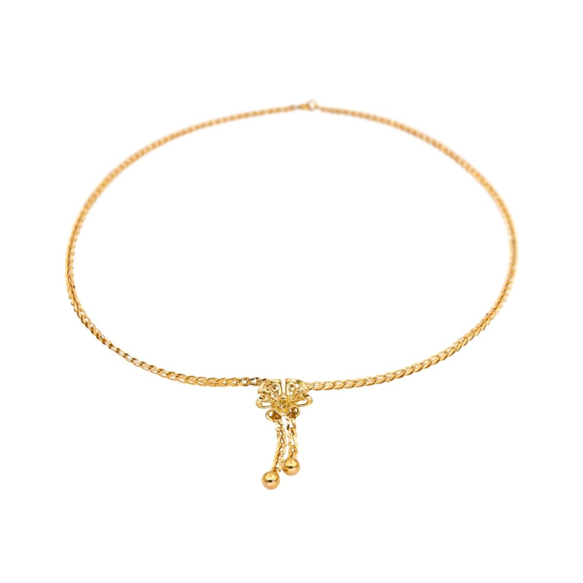 Necklace  Neglected Yellow gold