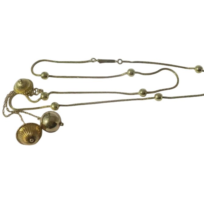 Collier Négligé en or jaune - Castafiore