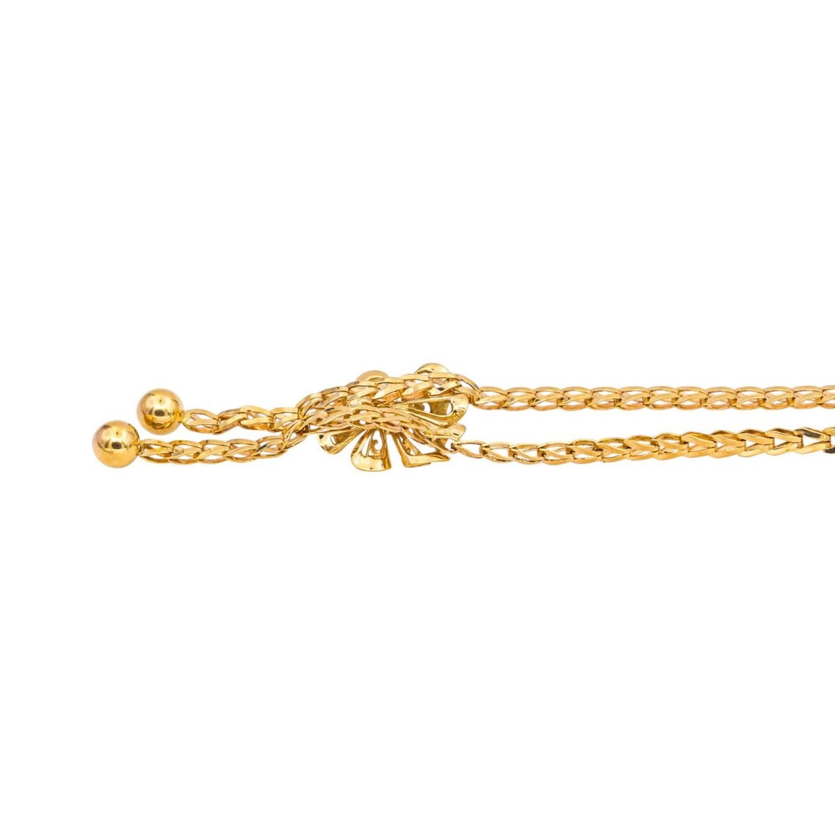 Necklace  Neglected Yellow gold