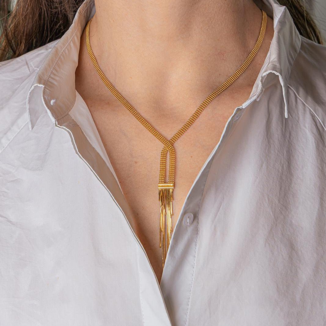 Collier Négligé en or jaune - Castafiore