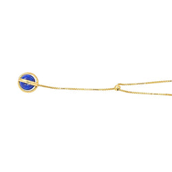 Collier Négligé en or jaune et lapis - lazuli - Castafiore
