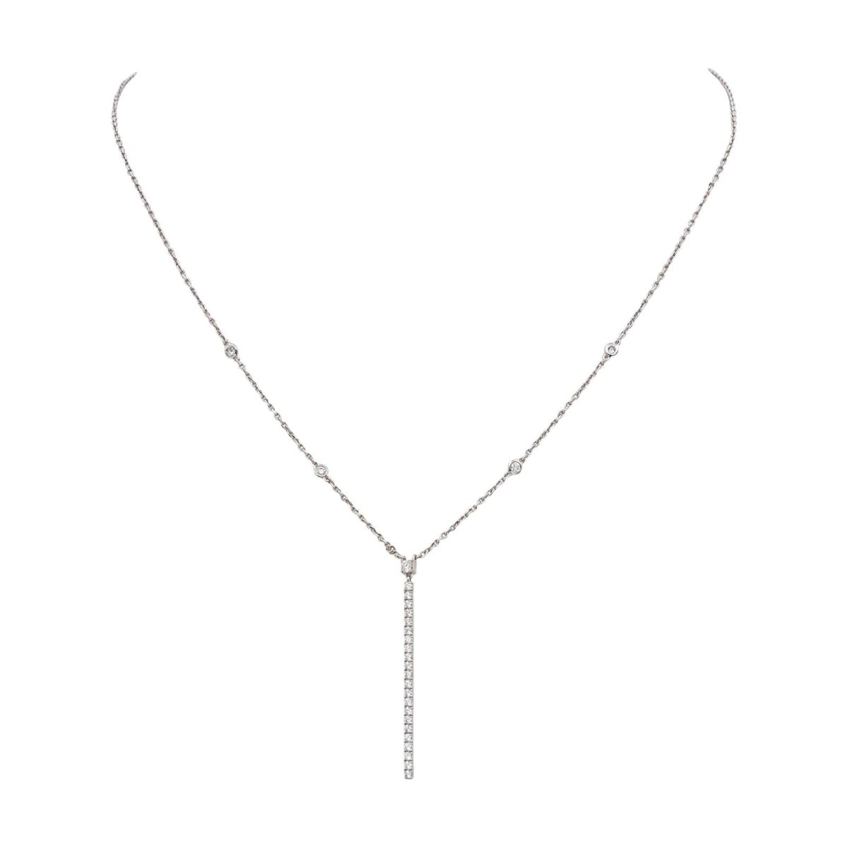 Messika Necklace Gatsby White Gold diamond
