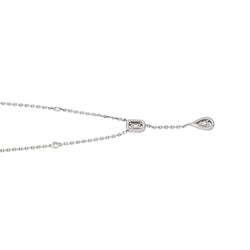 Collier Négligé MESSIKA "My Twin" en or blanc et diamants - Castafiore