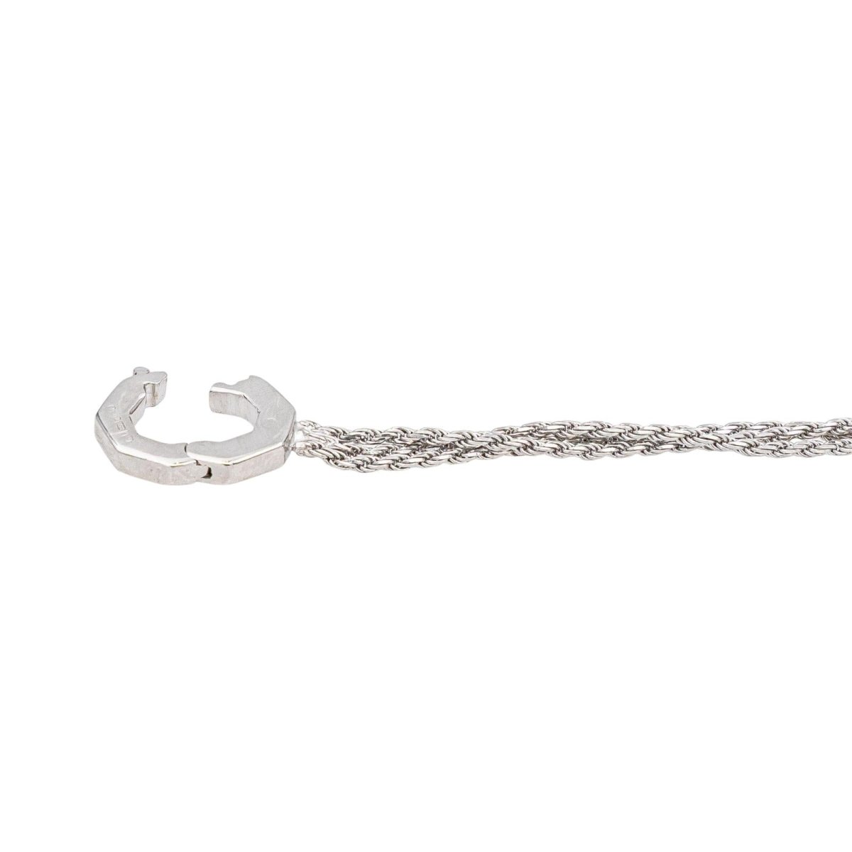 Collier Négligé Or blanc Perles - Castafiore