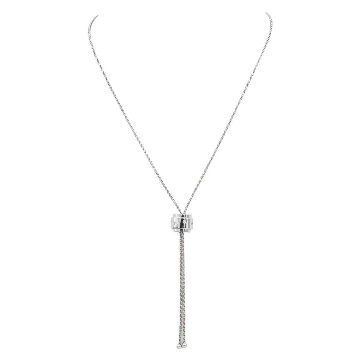 Collier Négligé PIAGET "Possession" en or blanc et diamants - Castafiore