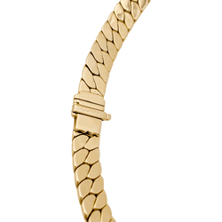Collier O.J. PERRIN, or jaune, saphirs émeraudes, et diamants - Castafiore