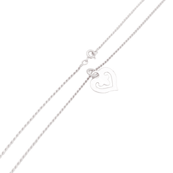 Collier O.J.Perrin,“Coeur Légende”, or blanc. - Castafiore