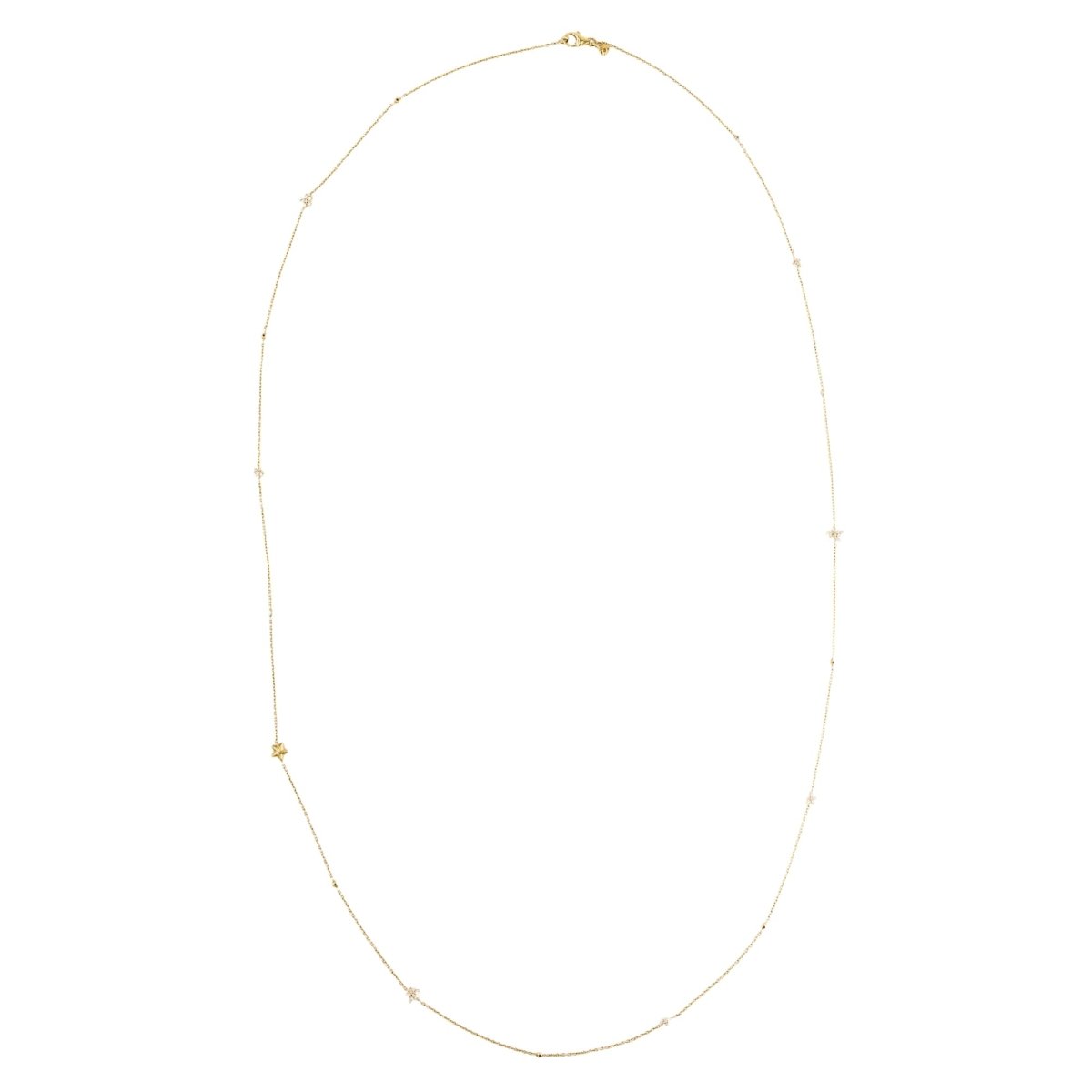 Collier OLE LYNGGAARD "Shooting Stars" en or jaune et diamants - Castafiore
