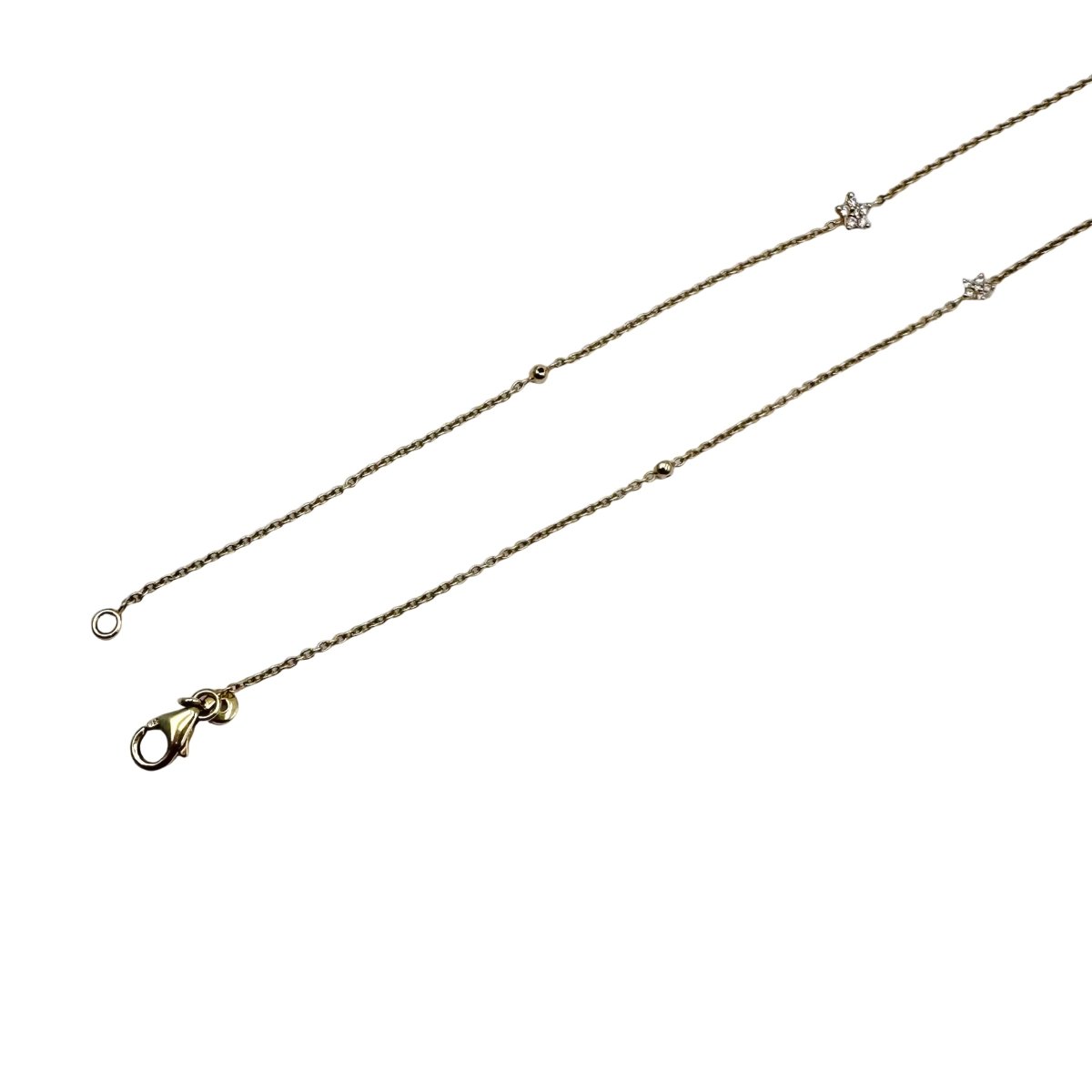 Collier OLE LYNGGAARD "Shooting Stars" en or jaune et diamants - Castafiore