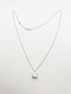 Collier or 18KT diamant naturel 0,81 certifié IGI - Castafiore