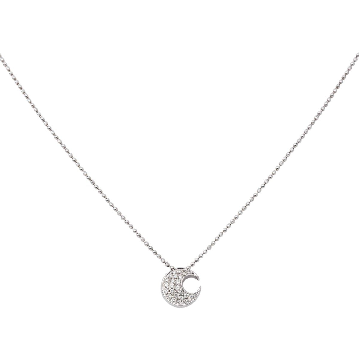 Collier Or blanc Diamant - Castafiore