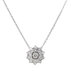 Collier Or blanc Diamant - Castafiore