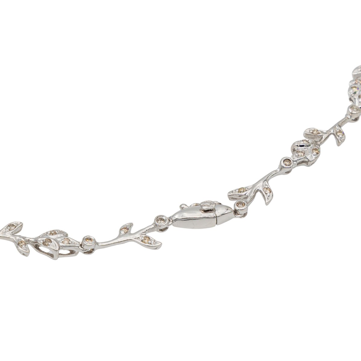 Collier Or blanc Diamant - Castafiore