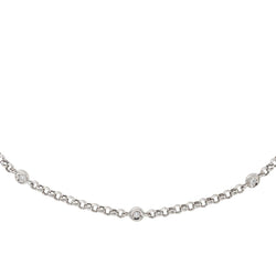 Collier Or blanc Diamant - Castafiore