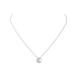 Collier Or blanc Diamant - Castafiore