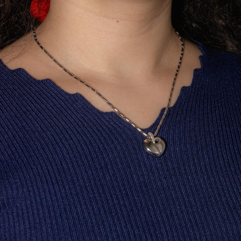 Collier Or blanc Diamant - Castafiore