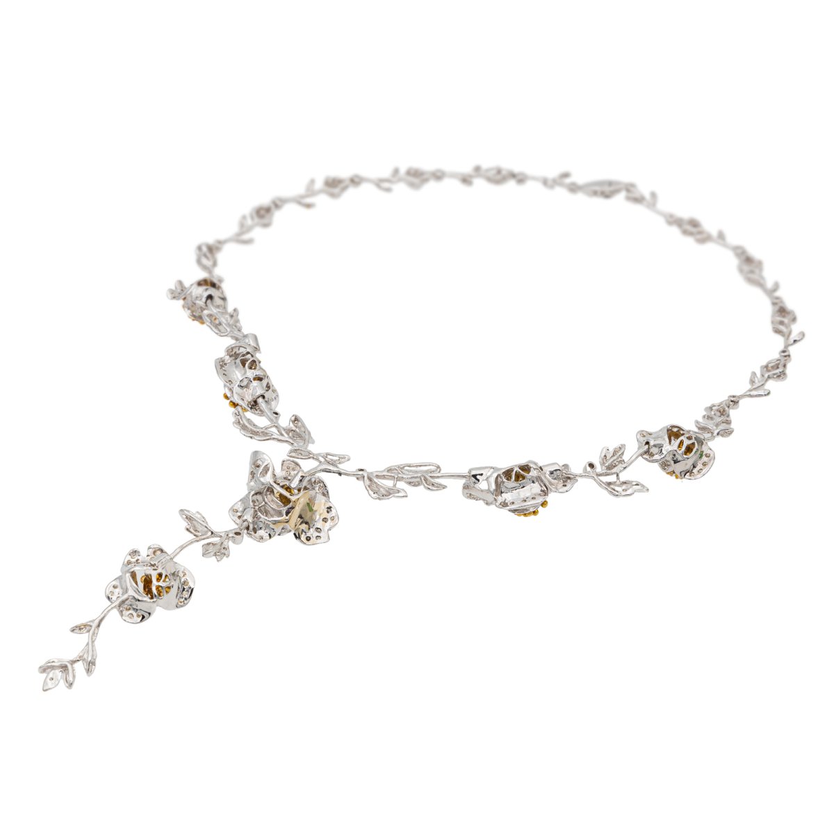 Collier Or blanc Diamant - Castafiore