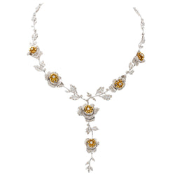Collier Or blanc Diamant - Castafiore
