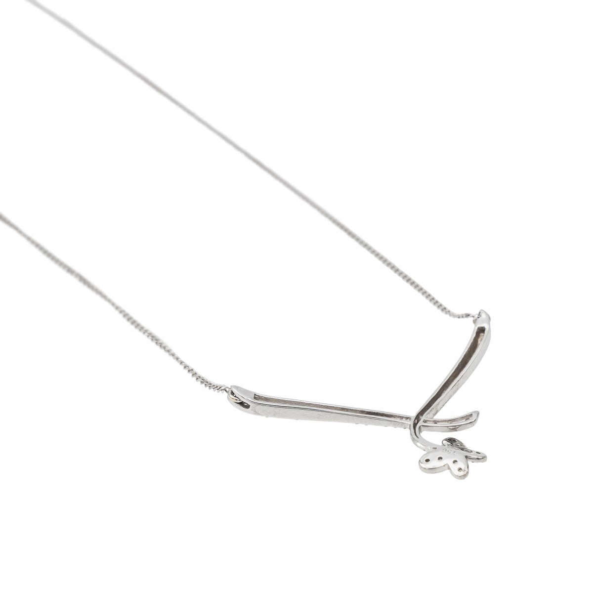 Collier Or blanc Diamant - Castafiore