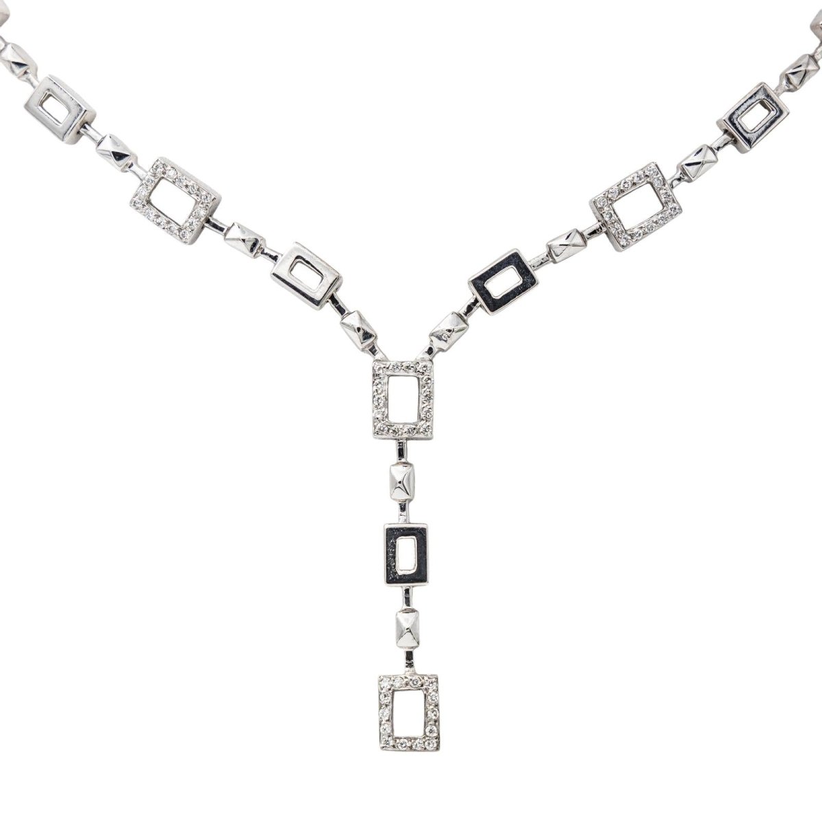 Collier Or blanc Diamant - Castafiore