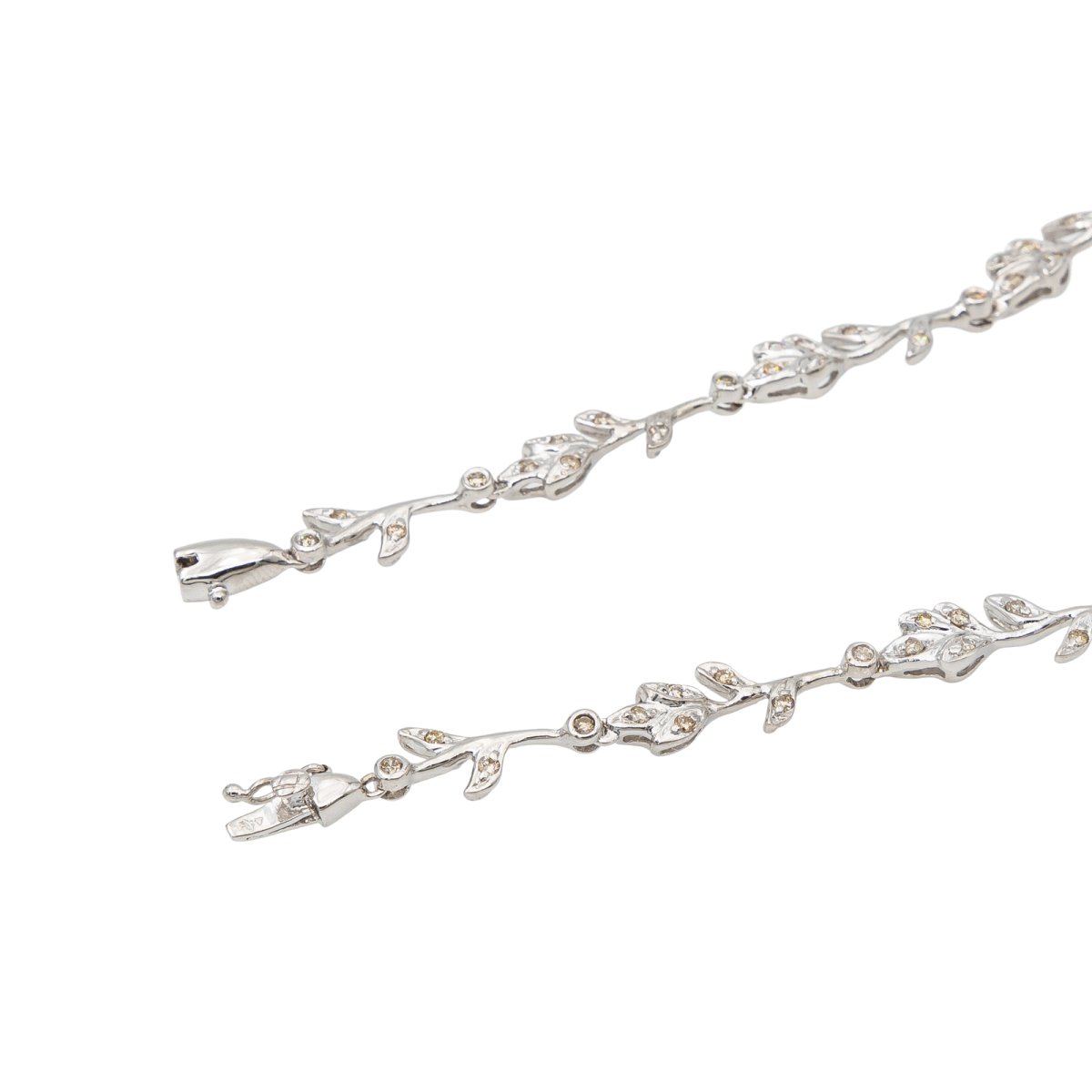 Collier Or blanc Diamant - Castafiore