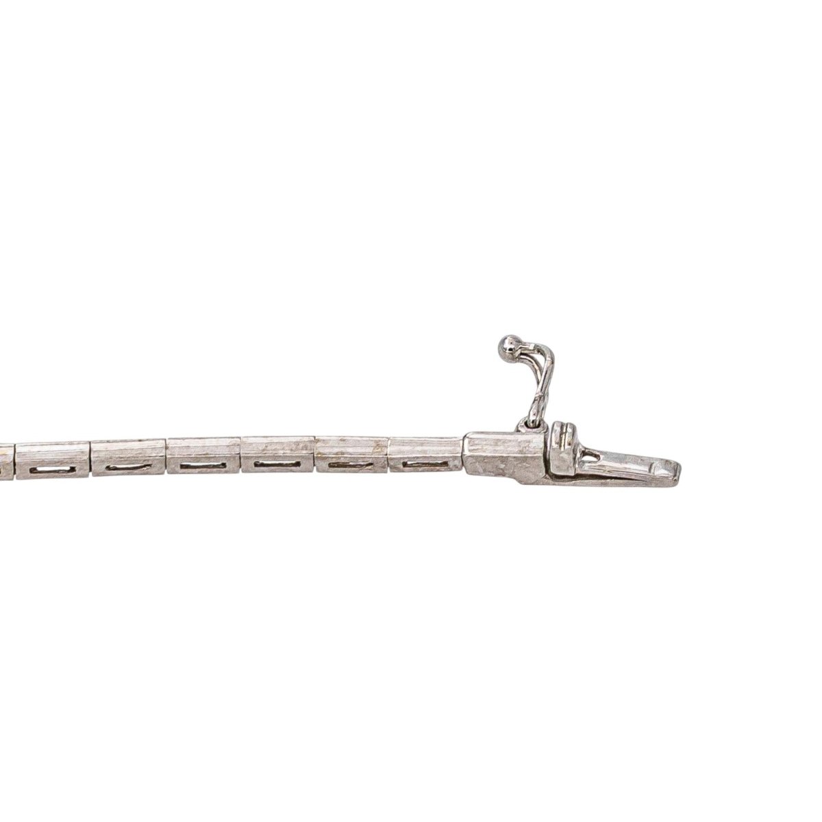 Collier Or blanc Emeraude - Castafiore