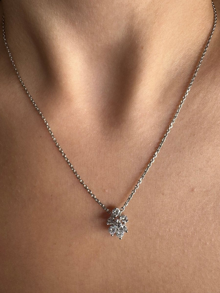 Collier - Or blanc et diamants - Castafiore