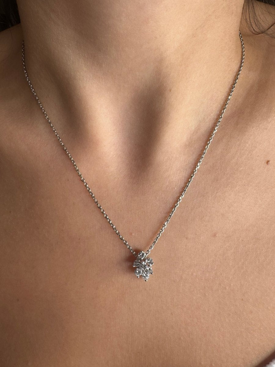 Collier - Or blanc et diamants - Castafiore