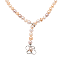 Collier or blanc et perles - Castafiore