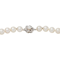 Collier Or blanc Perle - Castafiore