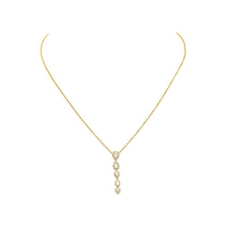 Necklace Yellow gold diamond