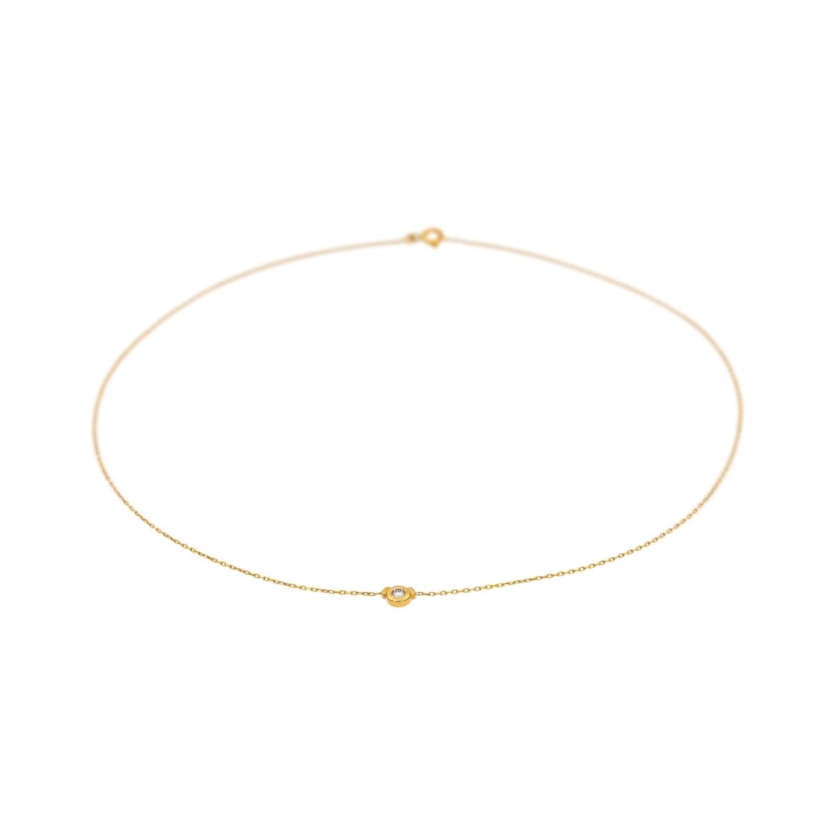 Collier Or jaune Diamant - Castafiore