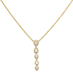 Necklace Yellow gold diamond