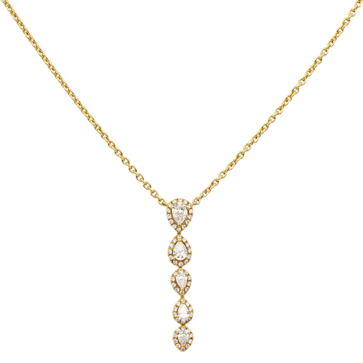 Necklace Yellow gold diamond