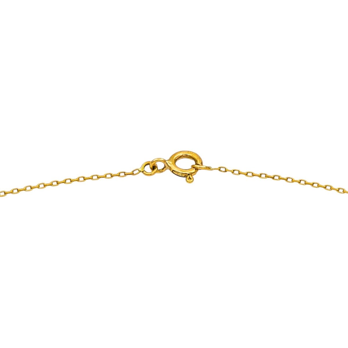 Necklace  Yellow gold  diamond