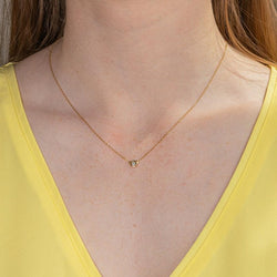 Necklace  Yellow gold  diamond