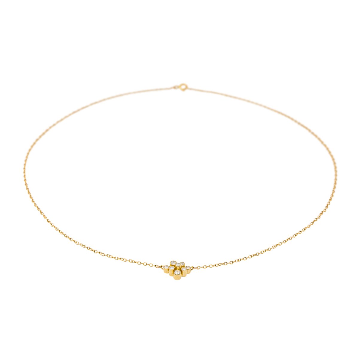 Collier Or jaune Diamant - Castafiore