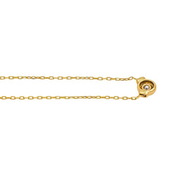 Necklace  Yellow gold  diamond
