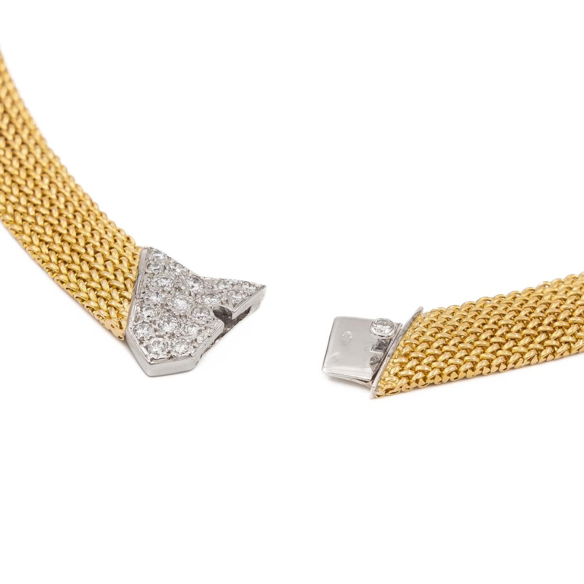 Collier Or jaune Diamant - Castafiore