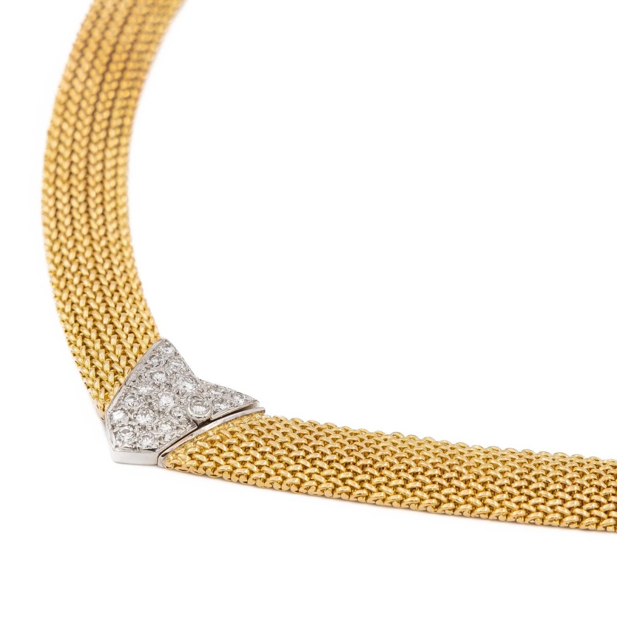 Collier Or jaune Diamant - Castafiore