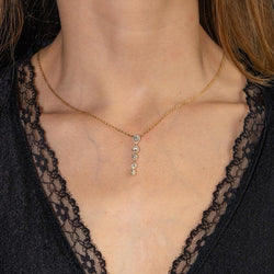 Necklace Yellow gold diamond