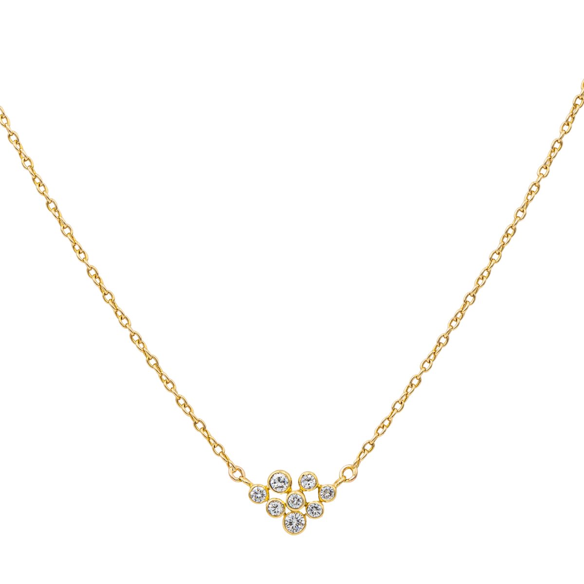 Collier Or jaune Diamant - Castafiore