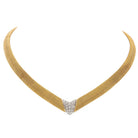 Collier Or jaune Diamant - Castafiore