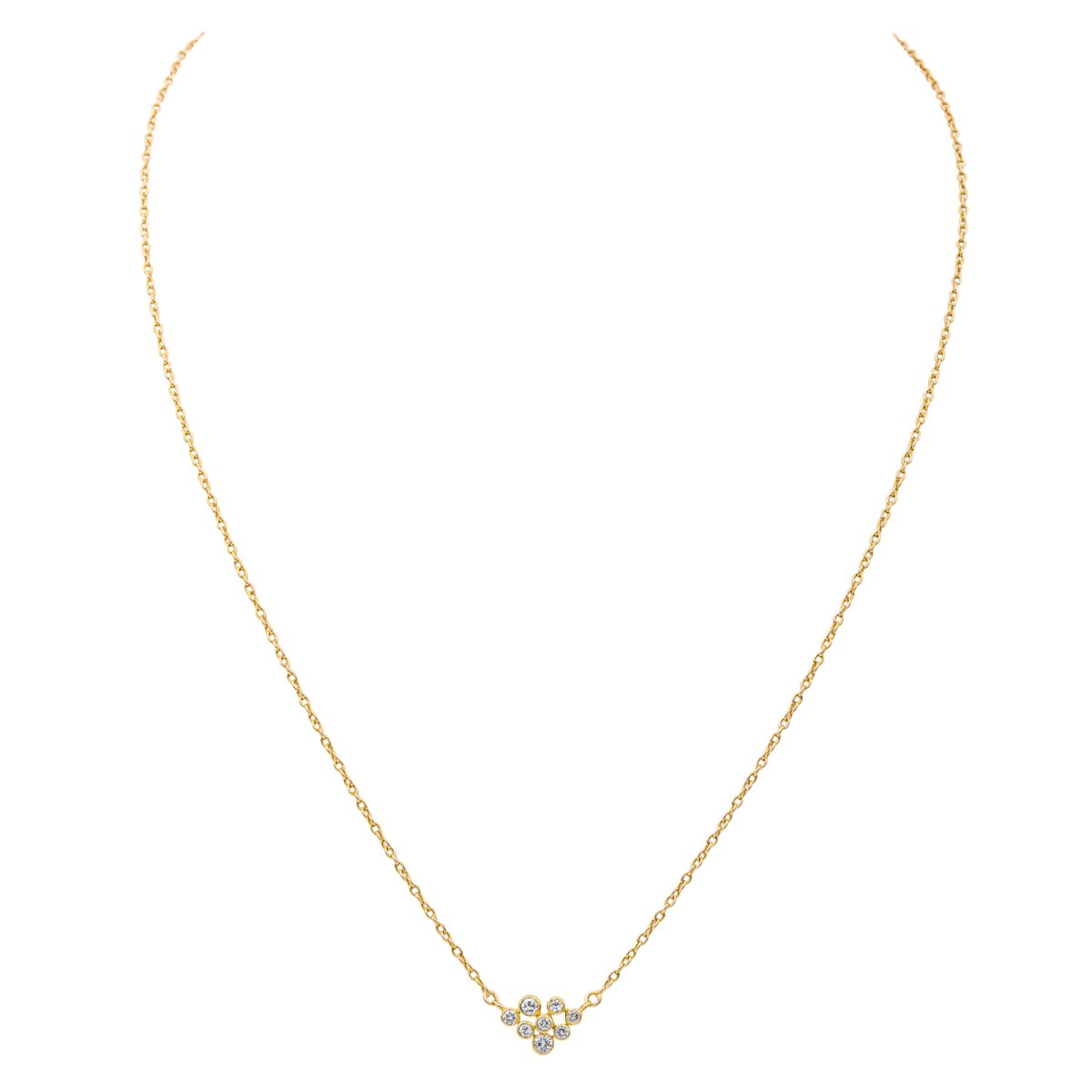 Collier Or jaune Diamant - Castafiore