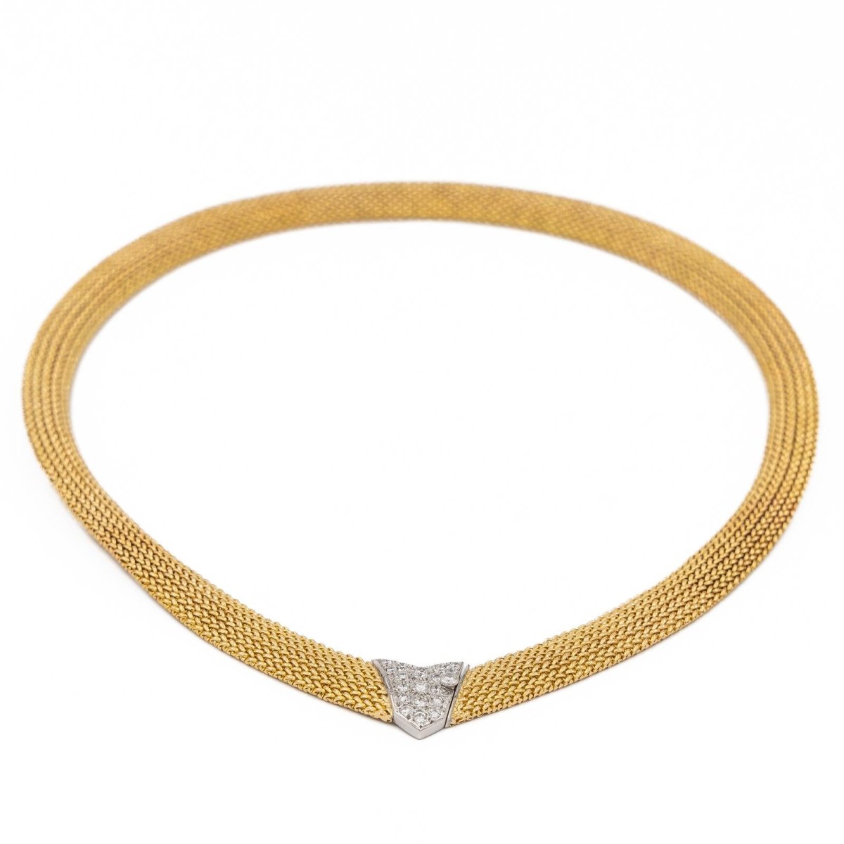 Collier Or jaune Diamant - Castafiore