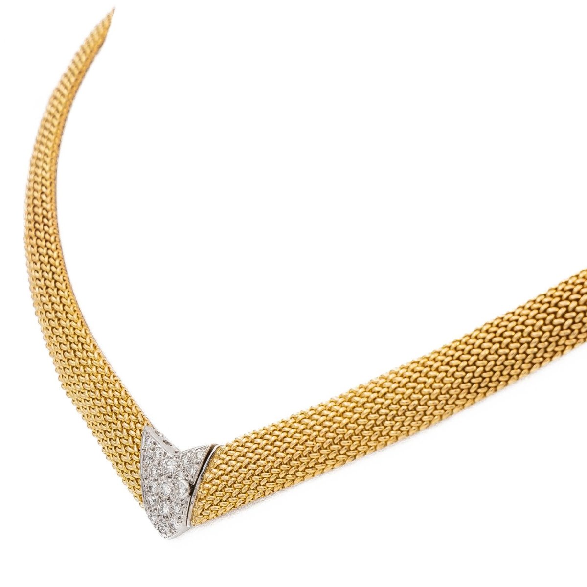 Collier Or jaune Diamant - Castafiore